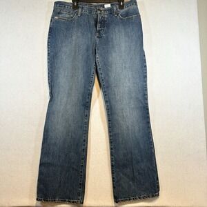 Cruel Girl Womens Relaxed Button Fly Blue Denim Jeans Size 15 Regular